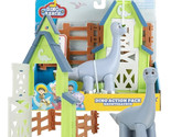 Dino Ranch Action Pack Brontosaurus with Break Away Fence New in Box - $29.88