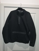 NEW NIKE SPORTSWEAR TECH FLEECE HALF-ZIP SWEATSHIRT BLACK LARGE - $134.26
