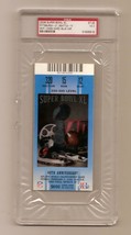 Super bowl 40 XL Ticket Stub PSA Pittsburgh Seahawks SB 40 2006 - £109.48 GBP