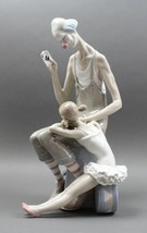 Lladro &quot;Magic&quot; Clown w/ Cards &amp; Ballerina 16&quot; Figurine Statue Sculpture #4605 - £281.36 GBP