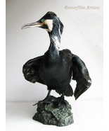 Great Cormorant Black Shag Bird Mount Stuffed Taxidermy Scientific Zoolo... - $18,797.78 MXN