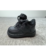 Nike Air Force One LE Sneaker Toddler 2C Black Leather DH2926-001 Shoes ... - $24.74