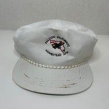 Falcon Fairways Homestead AFB Hat Snapback Trucker Rope Cap White Florida - £11.25 GBP