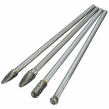 Long Reach Double Cut High Efficiency Power Tools Rotary Burr Carbide Cutter CNC - £23.43 GBP