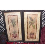 Home Interiors &amp; Gifts Potted Tropicals Framed Prints (retired) - £27.91 GBP