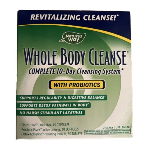 Nature's Way Whole Body Cleanse Complete 10 Day System Cleansing System 2/29/24 - $26.17
