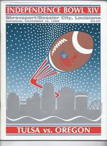1989 Independence Bowl Game Program Tulsa Oregon - £65.23 GBP