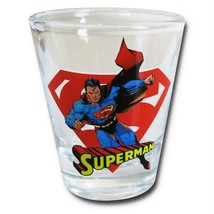 Superman in Action Mini Glass Red - $12.98