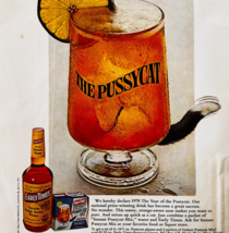 1970 Early Times Kentucky Bourbon Advertisement Pussycat Drink Mix Whisk... - $460.08 MXN