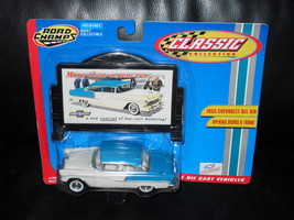 1998 Road Champs 1955 Chevrolet Bel Air 1:43 Scale Die Cast Vehicle In Package - £23.96 GBP