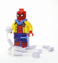 Spider-Man Homecoming Midtown School Jacket Lego Custom Minifigure Brick... - £2.36 GBP