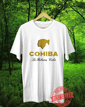 COHIBA Cigars Logo Short Sleeve Men&#39;s T-Shirt - £16.88 GBP+