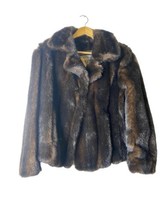 J Percy for Marvin Richards Vintage Jacket Faux Fur Coat Women&#39;s Size L - £102.06 GBP