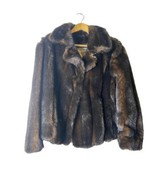 J Percy for Marvin Richards Vintage Jacket Faux Fur Coat Women&#39;s Size L - £100.49 GBP