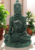 Natural Jade Gemstone Buddha Statue &amp; Sculpture Aventurine Crystal Home Interior - $3,775.86