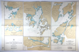 LAREDO MILBANKE SOUND Nautical Chart MAP Inside Passage BRITISH COLUMBIA... - £23.36 GBP