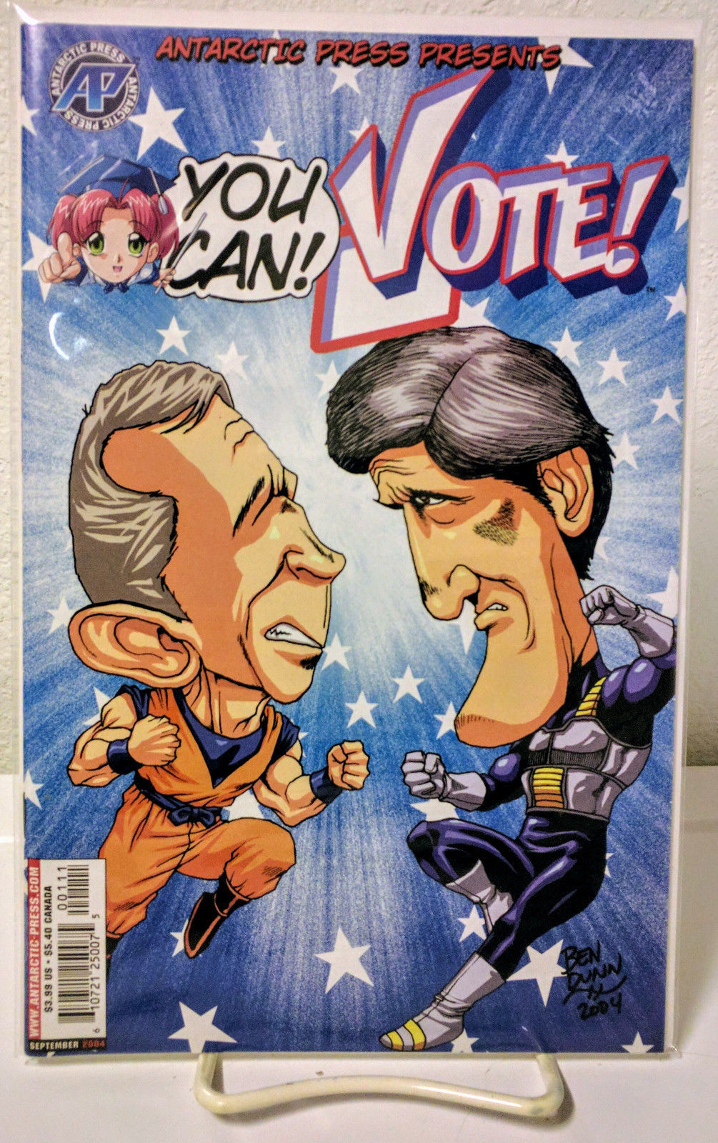 You Can Vote!, Antarctic Press Ben Dunn, NM/UNREAD - $5.00