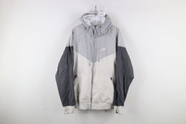 Nike Sportswear Mens Large Spell Out Lined Hooded Windrunner Jacket Wind... - £52.20 GBP