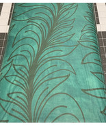 Rain Forest by Riverwood Co.-Green- Large  Black  Leaves cotton- BTY-  #... - $186.02 MXN