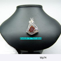 Wp74 .925 argentium sterling silver fancy eye agate pendant  - £64.95 GBP