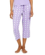 Muk Luks Womens Printed Capri Pajama Pant Color Diamond Size Large - £27.94 GBP