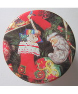Antique Santa Motif Cinnamon Christmas Candle in Cylindrical - $6.84 CAD