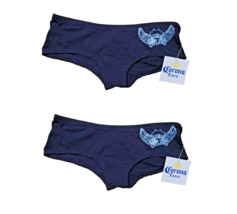 Corona Extra Underwear Womens XMAS BUNDLE 2 PACK Beer Cotton Spandex Blu... - £8.45 GBP