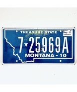2012 United States Montana Flathead County Passenger License Plate 7 25969A - $14.84