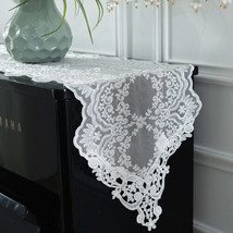210x30cm (82x11inch) Piano Anti-Dust Cover Dust Lace Fabric Elegant Pian... - £24.51 GBP