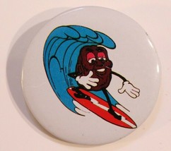 Vintage California Raisin Surfer Pinback Button Surfboard 1980s - $3.95