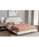 Chabela Floating Platform Bed with Rounded Tufted Headboard - $18,041.08 MXN