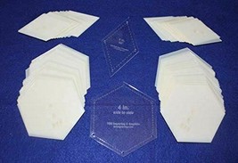 Mylar 4" Hexagon (Side to Side Measurement) & 4" 60 Degree Diamond 102 Piece Set - $54.89