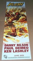 2006 The Flash Dc Comic Book Shop Promotional BANNER/POSTER - £31.85 GBP