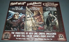 Friday The 13th/NIGHTMARE On Elm ST/TEXAS Chainsaw Massacre - £30.05 GBP