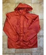 Speedo Men&#39;s Small Red Jacket Swimwear Swim Team Removable Hood - £11.73 GBP