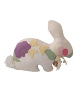 Hand Quilted Rabbit Pillow Easter Bunny Country Quilt Creations Susan Wy... - £27.33 GBP