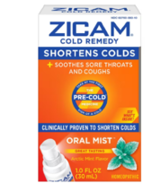 Zicam Cold Remedy Oral Mist Arctic Mint 1.0 fl oz - £38.94 GBP