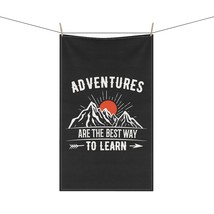 Adventure-Inspired Polyester Kitchen Towel: &#39;Adventures are the Best Way to Lear - £18.11 GBP+