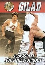 Gilad 45/45 Split Routine Workout Bodies In Motion Dvd New Sealed Exercise - £12.35 GBP