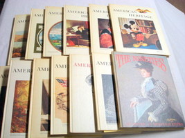 13 Hardcover American Heritage Magazines of History 1967-69 - £23.44 GBP