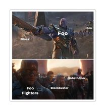 Foo Avenger SNS Meme Vinyl Decal Sticker UV &amp; Water Proof Gift Souvenir ... - $109.97 MXN