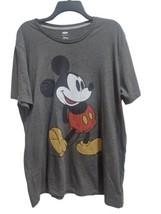 Old Navy Disney Heathered Gray Mickey Mouse Graphic T-Shirt Tee Adult XL... - $12.17