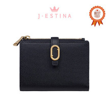 [J.Estina] Hazel 2-tier Wallet Zipper Black (JSNCSC3BS300GN010) Korean Brand - £143.05 GBP