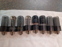 RCA GE Zenith Tung-Sol F M Co 6V6GT Vtg Tubes Set Of 8 - $98.99