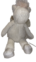 Pottery Barn Plush Stuffed Animal White Wings Angel Supersoft Kids Toy Collector - £11.94 GBP