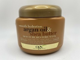 OGX smooth hydration argan oil &amp; Shea butter moisture restore Mask. 8 oz. - £14.01 GBP