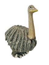 Uruguay Carved Figurine Artesania Riconada Vtg Sculpture Ostrich Emu Bir... - $49.45