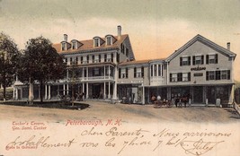 Peterboro New Hampshire~Geo Samuel Tuckers Tavern &amp; STABLE~1906 Photo Postcard - £6.28 GBP