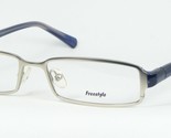 FreeStyle by Argenta 7018 A SILVER /BLUE EYEGLASSES GLASSES FRAME 52-16-... - $29.70
