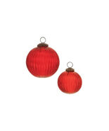 Ribbed Glass Ball Ornament (Set of 12) - 790932 - $120.60 CAD